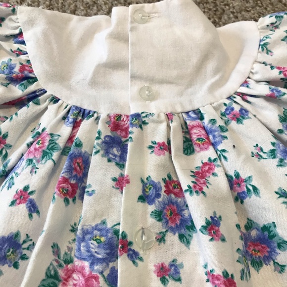 Vintage Small Stars baby flower top dress - Picture 6 of 8